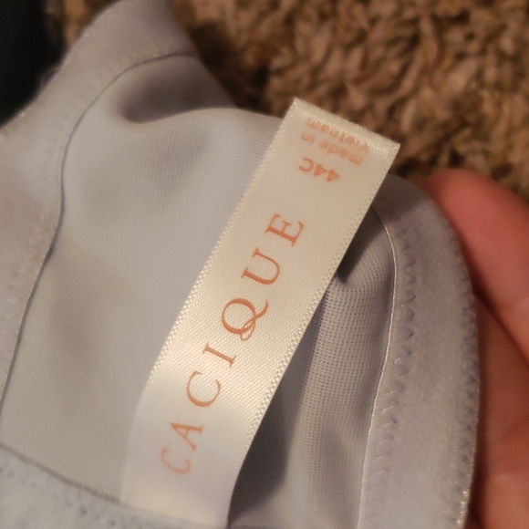 EUC Cacique Racerback Wire- Free Plunge Bra 5 Hook Size 44C - Picture 4 of 4